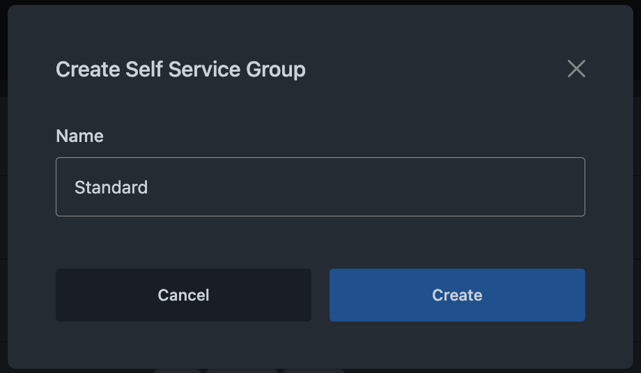 Self Service