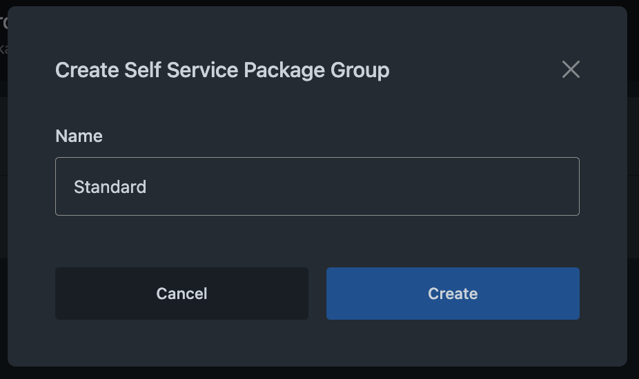 Self Service